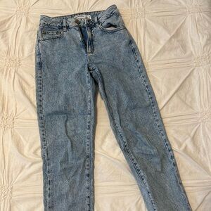 Garage Denim mom jeans straight leg